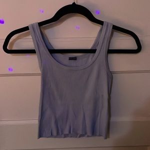 Brandy Melville Light Purple/Blue Ribbed Tank